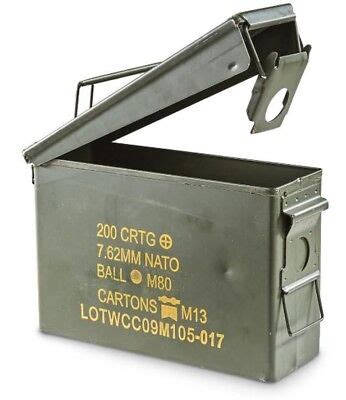 ex army metal ammo box|ammunition cans for sale.